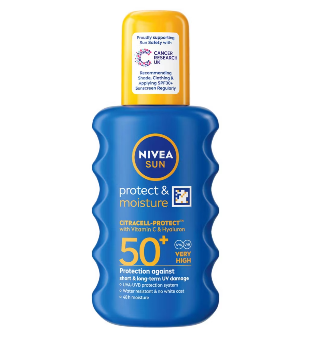 NIVEA SUN Protect & Moisture Sun Cream Spray SPF50+ 200ml