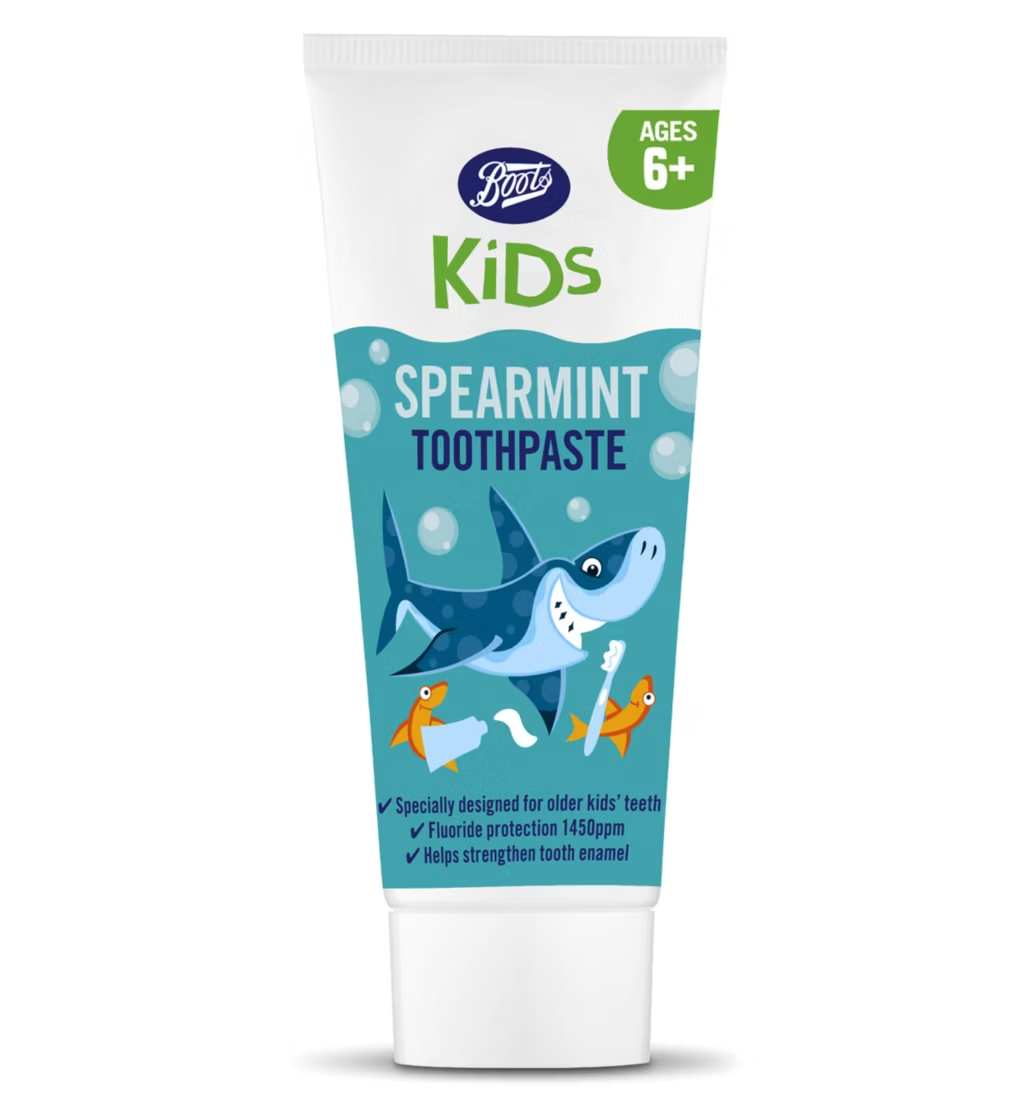 Boots Kids Mint Toothpaste 6+yrs 75ml