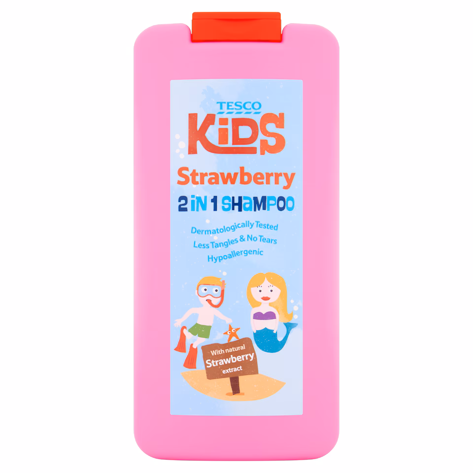 Tesco Kids 2 In 1 Shampoo - Strawberry 250ml