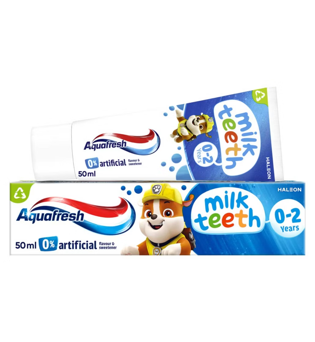 Aquafresh Kids Milk Teeth Toothpaste 0-2 years 50ml