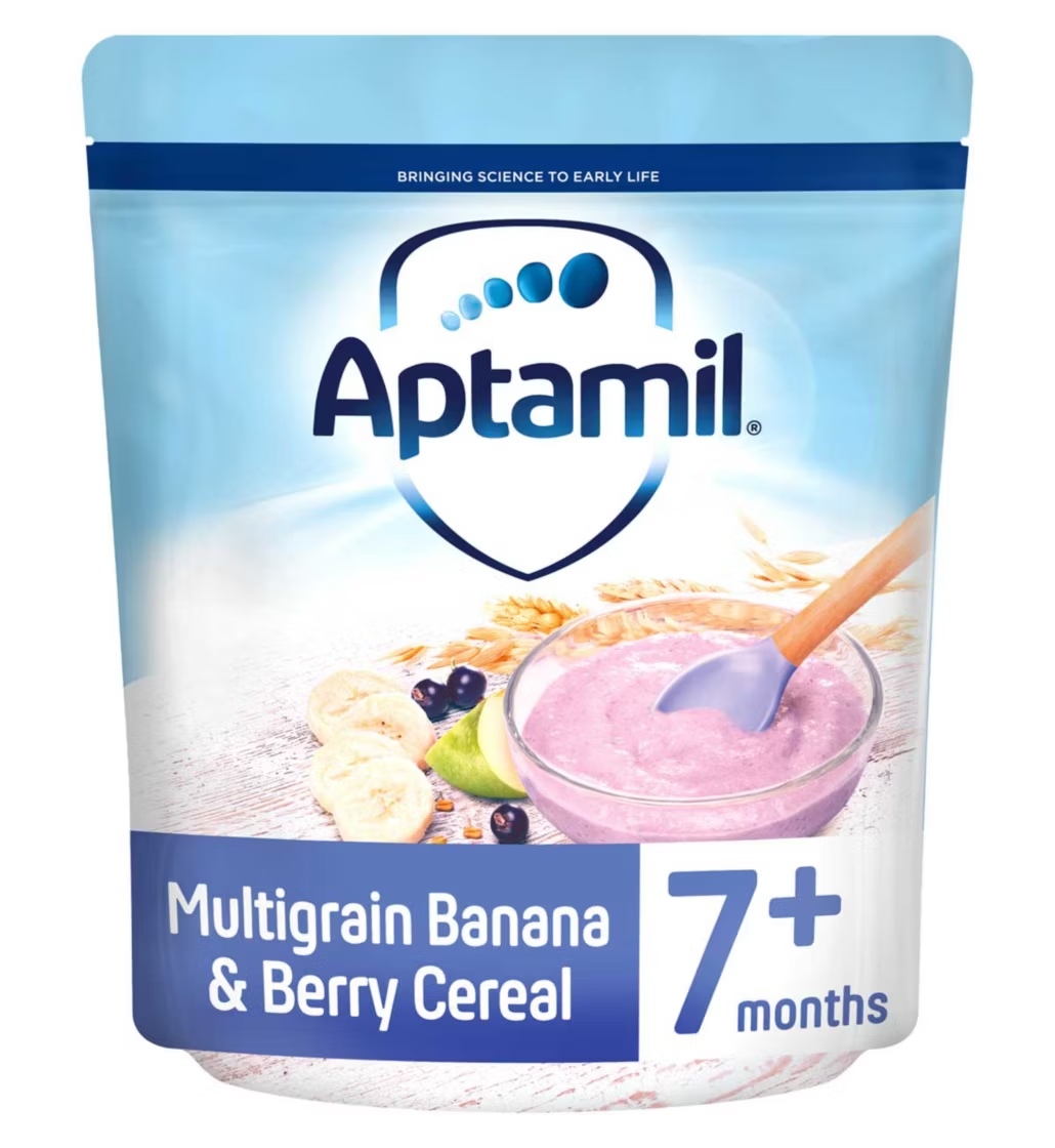 Aptamil Multigrain Banana & Berry Baby Cereal 7 Months+ 200g