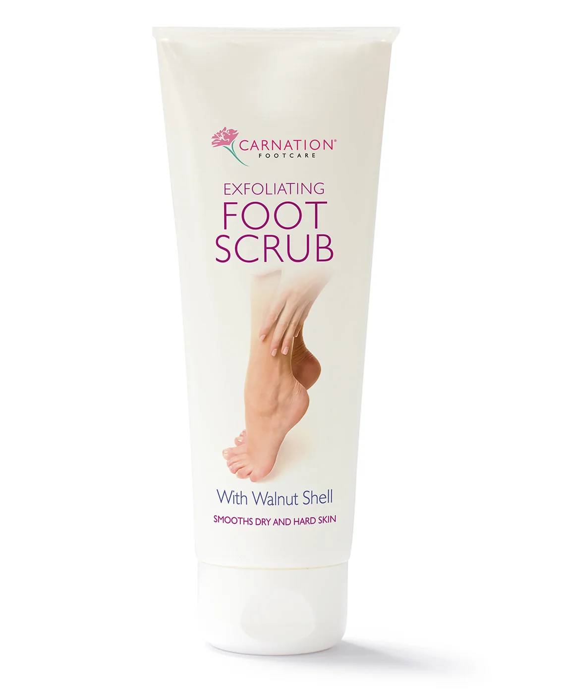 Carnation Exfoliating Foot Scrub with Walnut Shell 100ml