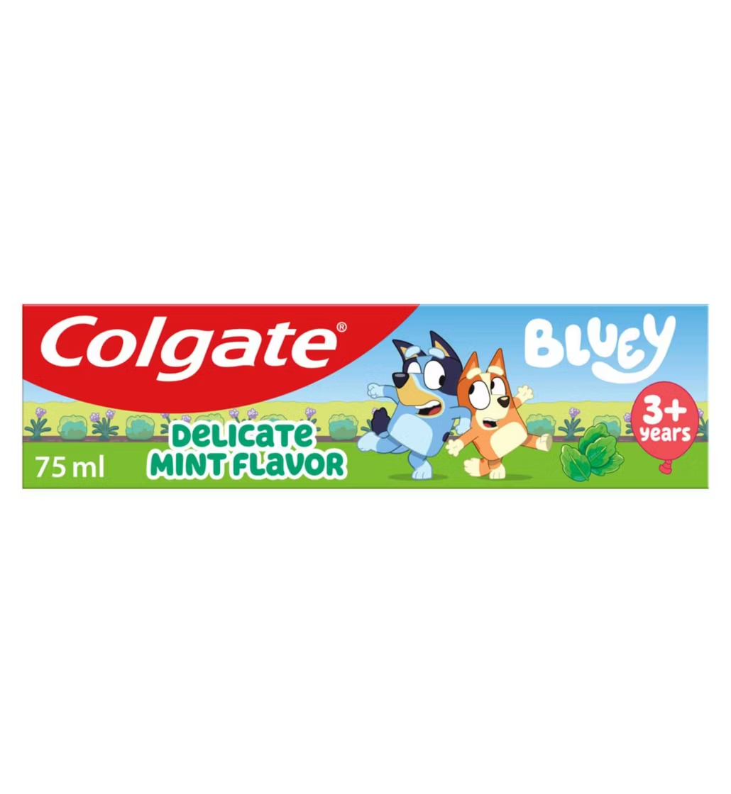 Colgate Kids 3+ Years Bluey Mint-Flavoured Fluoride Toothpaste 50ml