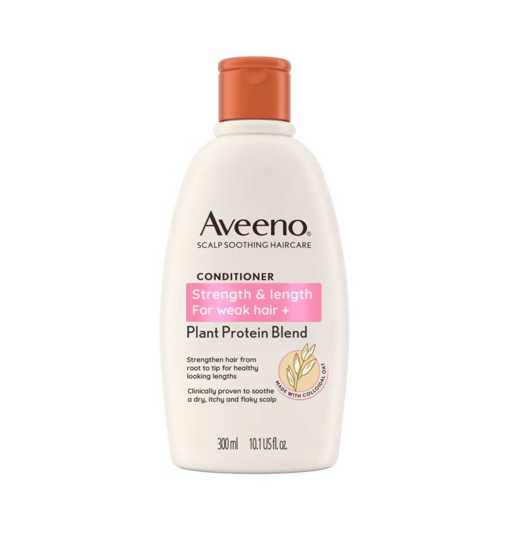 Aveeno Haircare Strength and Length+ Plant Protein Blend Conditioner 300ml
