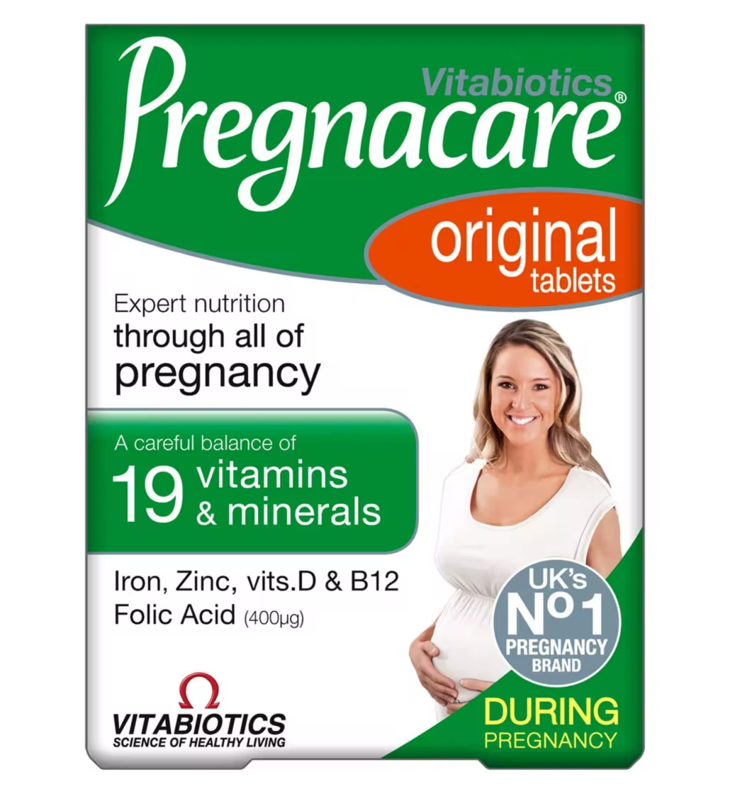 Vitabiotics Pregnacare Original - 30 Tablets During Pregnancy