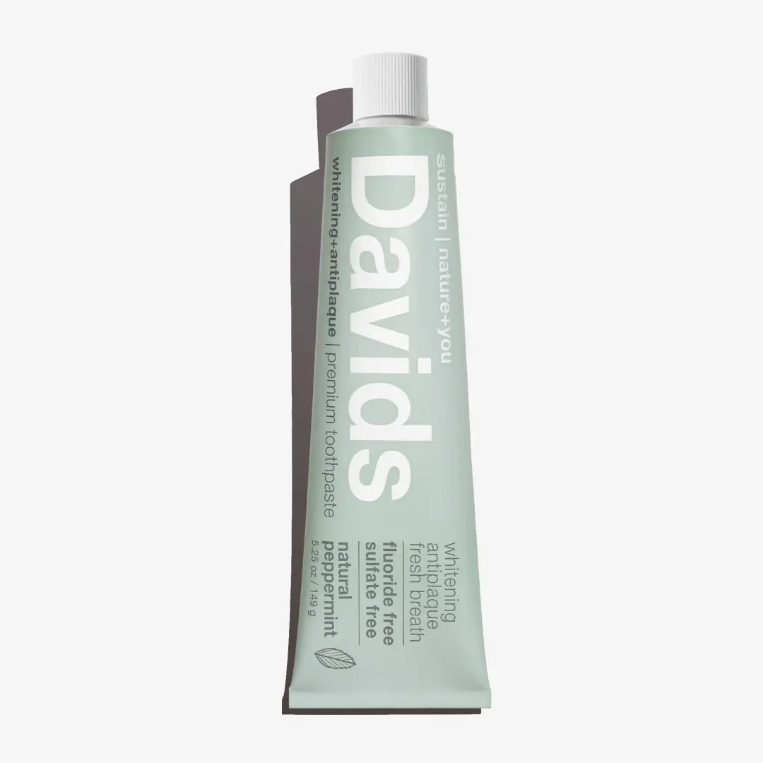 Davids Natural Peppermint Toothpaste 149g