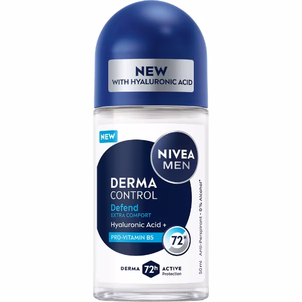 NIVEA MEN Derma Control Defend 72h Deodorant Roll On 50ml