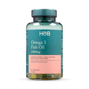 Holland & Barrett Omega 3 Fish Oil 1000mg 60 Capsules