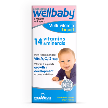 Vitabiotics Wellbaby Multi-Vitamin Liquid 6 Months to 4 Years 150ml