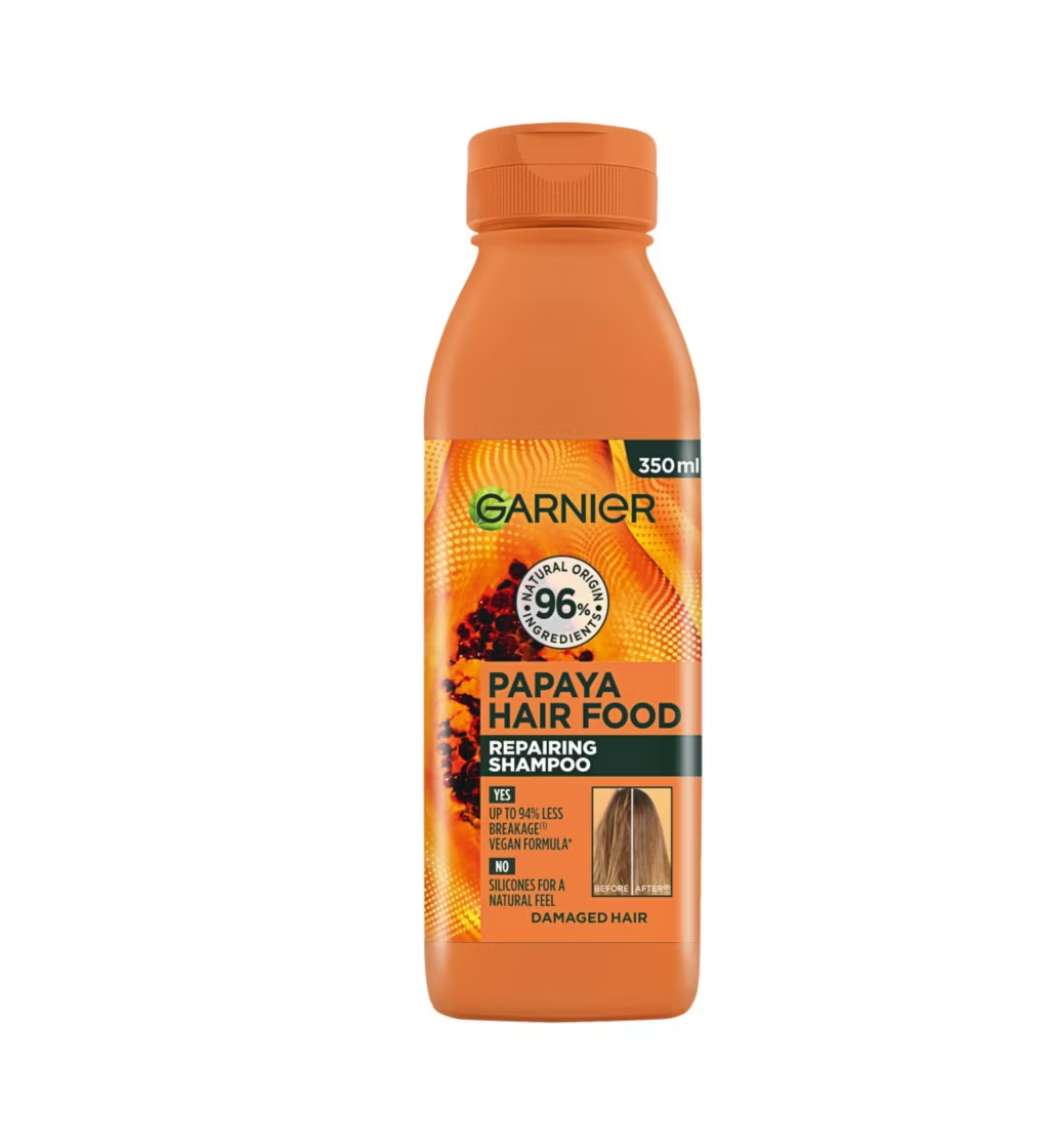 Garnier Hair Food Repairing Papaya Shampoo For Damaged Hair 350ml