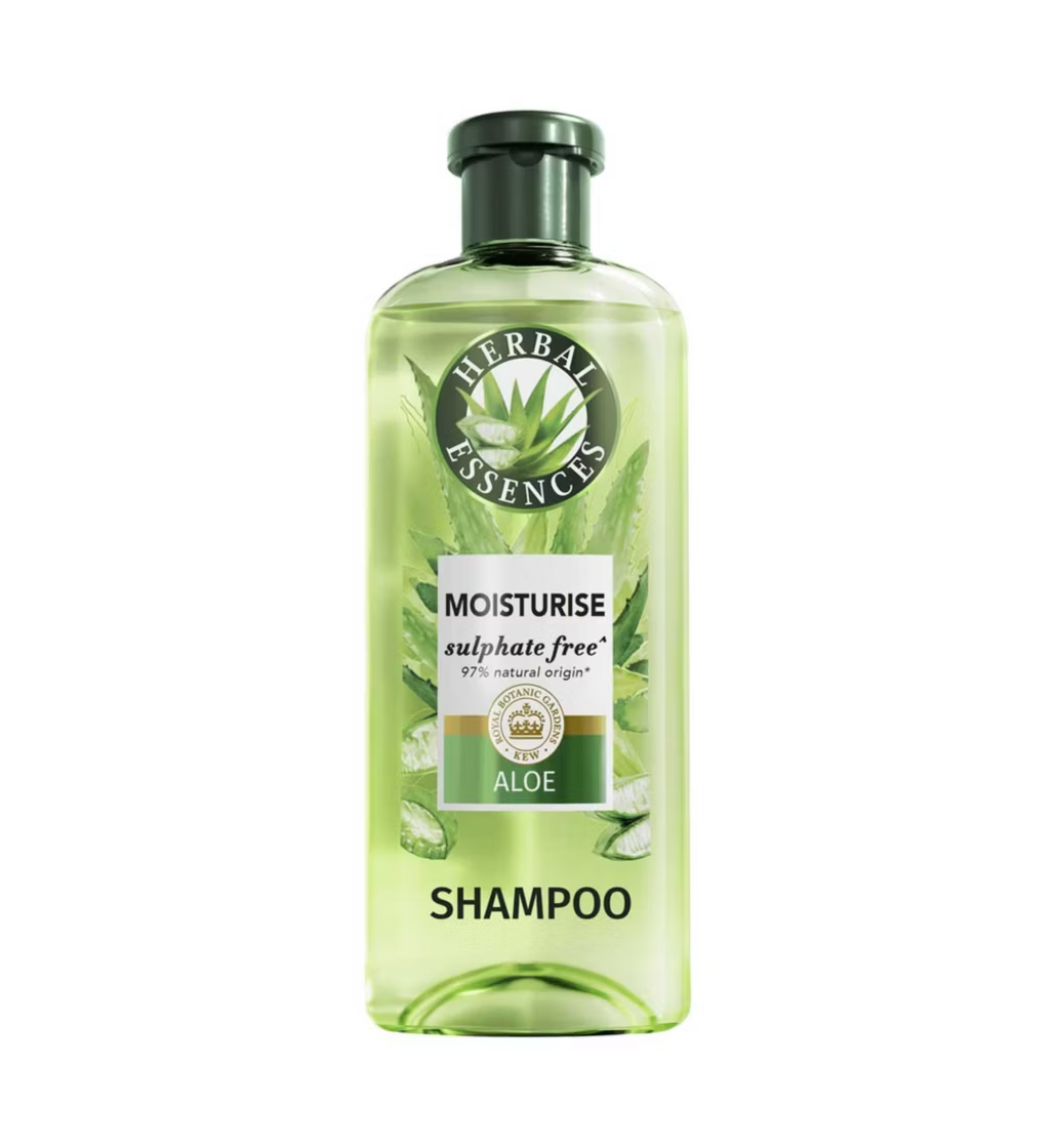 Herbal Essences Aloe Moisturise Shampoo 350ml to Hydrate and Nourish Very Dry Hair