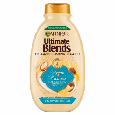 Garnier Ultimate Blends Argan Richness Nourishing Shampoo for Dry hair 400ml