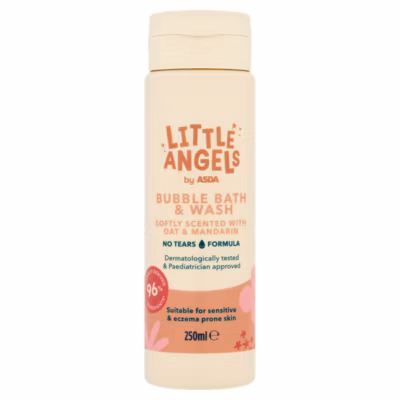 ASDA Little Angels by Softly Scented with Oat & Mandarin Bubble Bath & Wash 250ml
