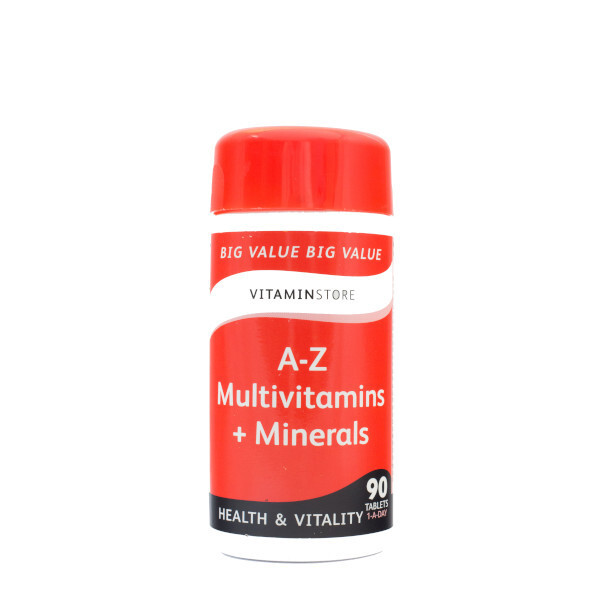 Vitamin Store A-Z Multivitamins + Minerals 90 tablets