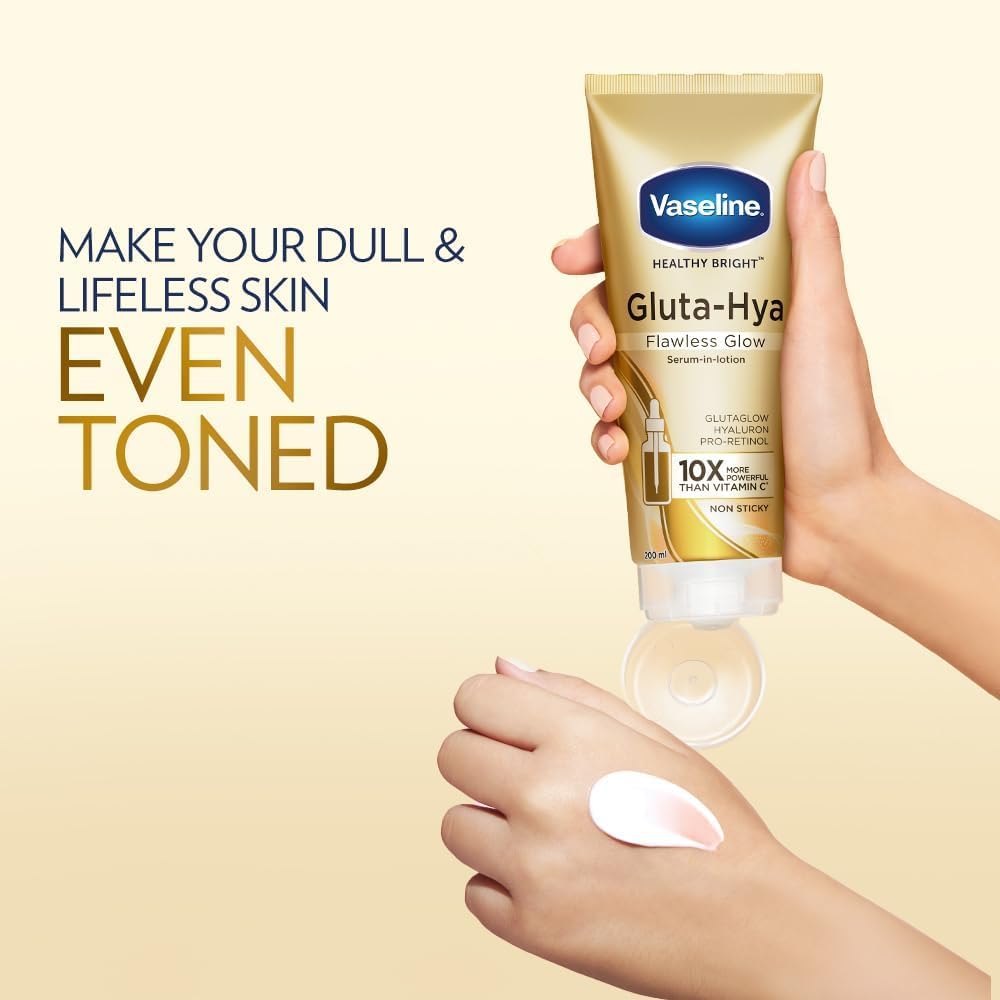 Vaseline Gluta Hya Flawless Glow Serum-in-Lotion 200ml