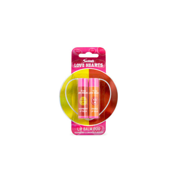 Swizzels Love Heart Lip Balm Duo