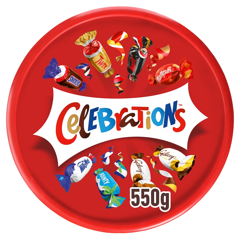 Celebrations Milk Chocolate Tub 550g