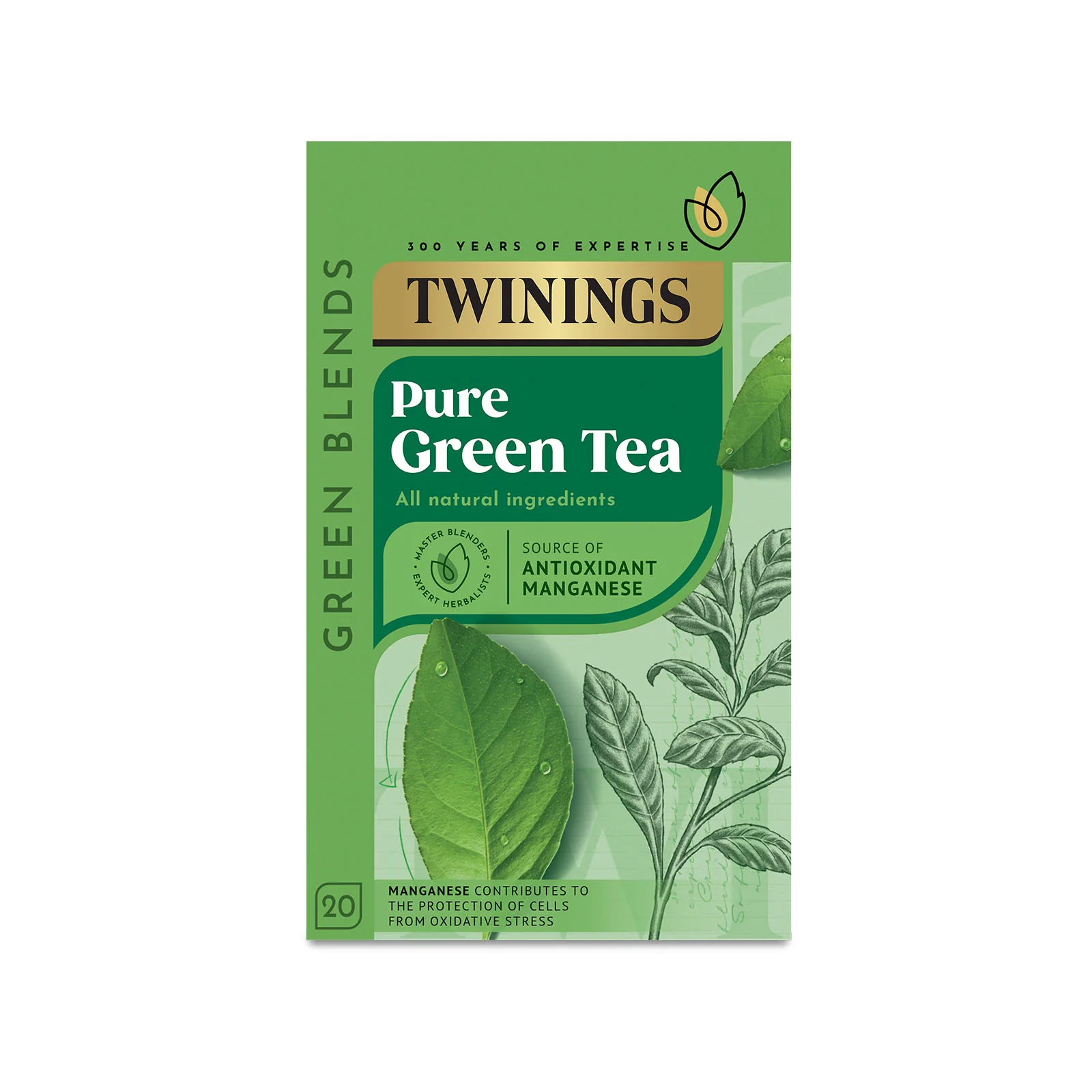 Twinings Pure Green Tea 20 Tea Bags