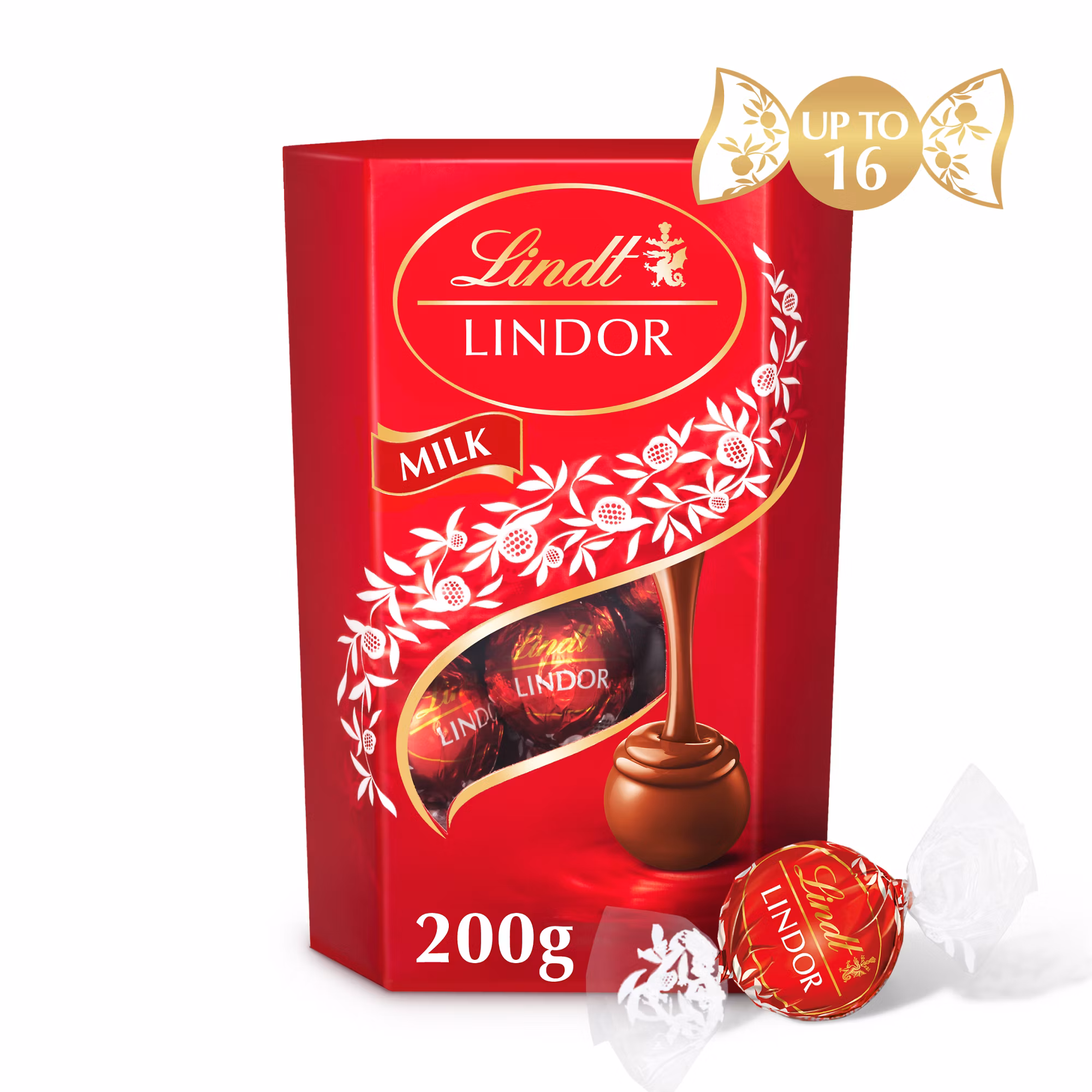 Lindt Lindor Milk Chocolate Truffles Box 200g