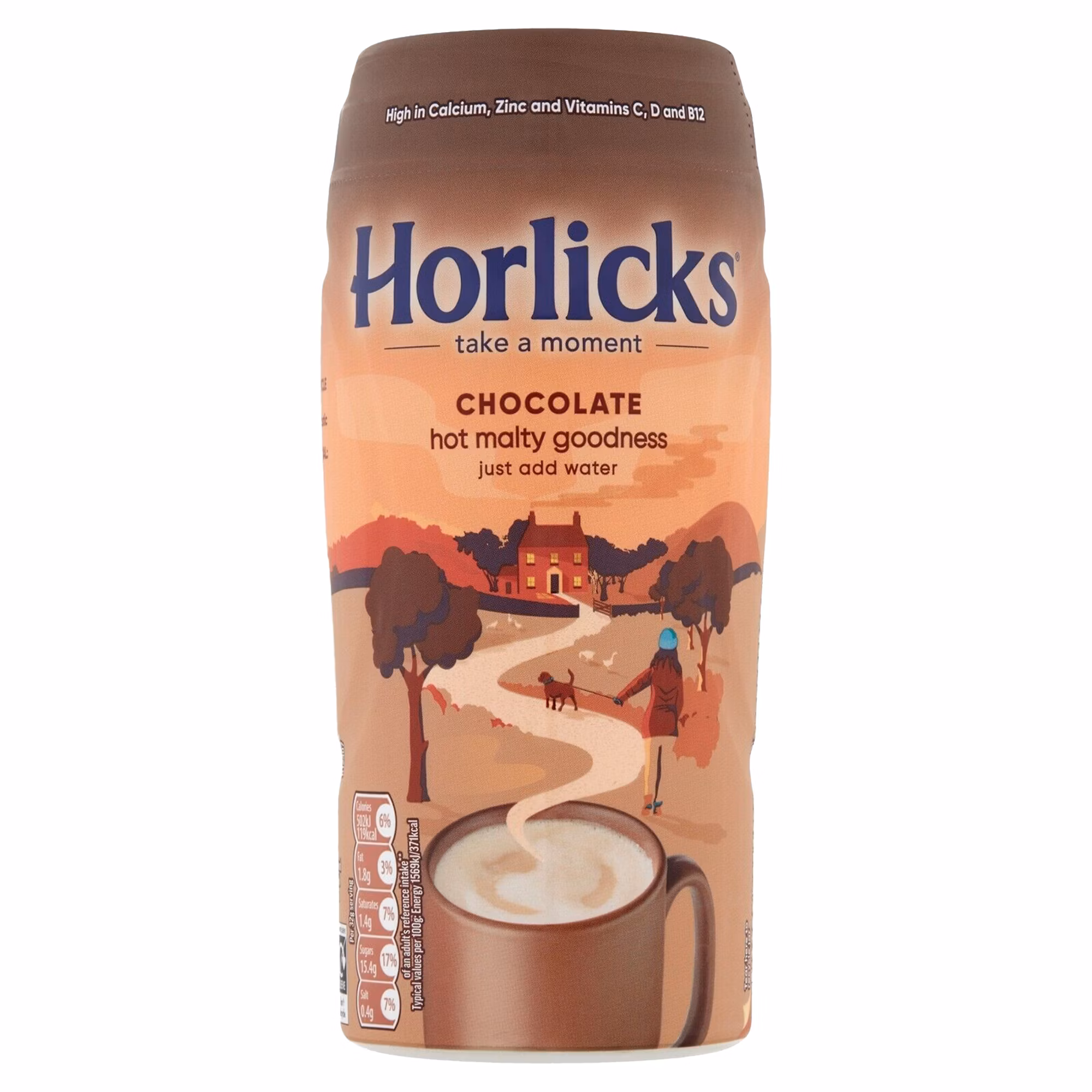 Horlicks Chocolate Hot Malty Goodness 400g
