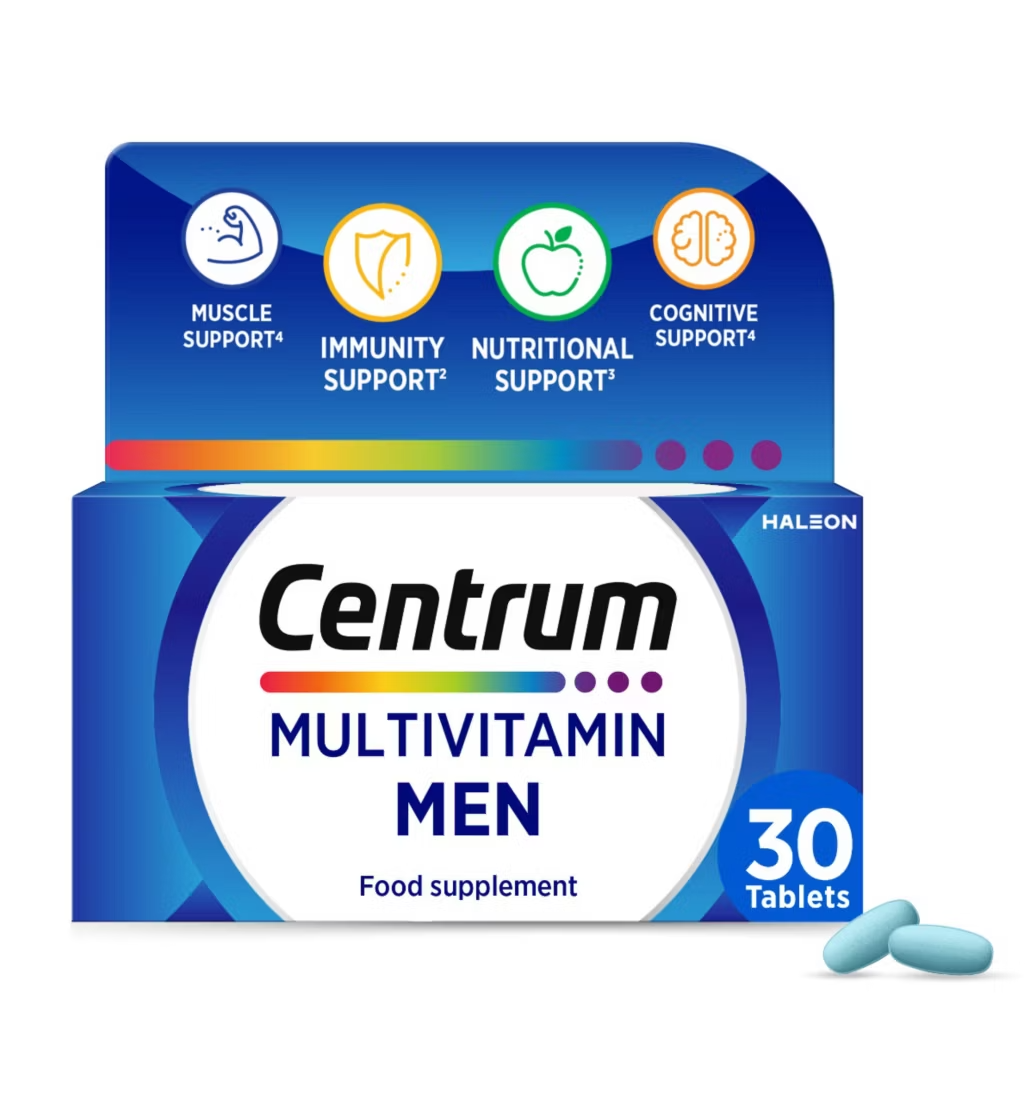 Centrum Men Multivitamins & Vitamin Tablets, 30s