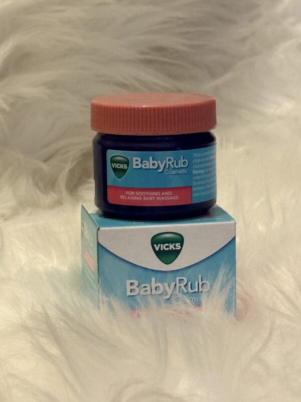 Vicks BabyRub Ointment for Soothing & Relaxing Baby Massage Jar 50g