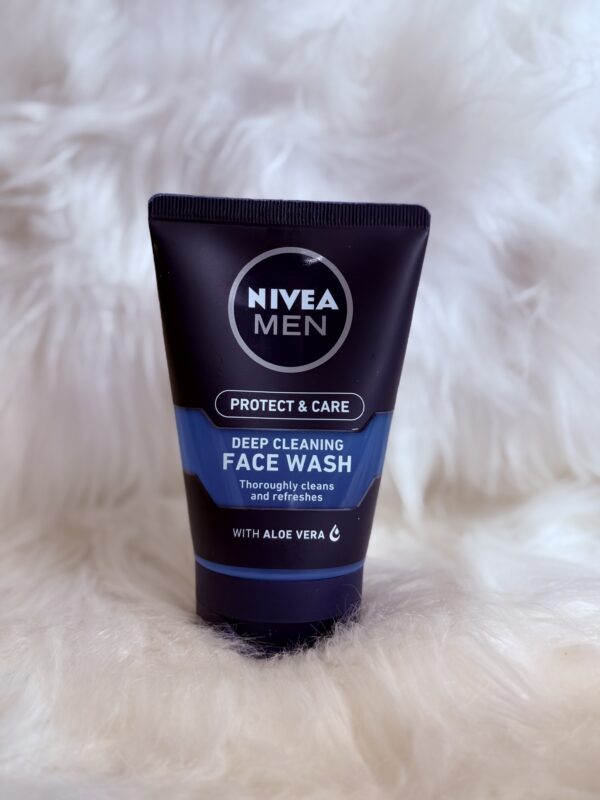 NIVEA MEN Protect & Care Deep Cleansing Face Wash with Aloe Vera 100ml