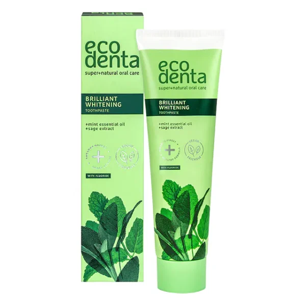 Ecodenta Whitening Toothpaste with Mint Oil and Sage Extract 100ml - Image 2