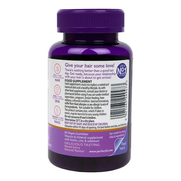 Vitabiotics Perfectil Hair Crush 60 Gummies - Image 2