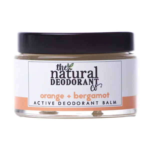 The Natural Deodorant Co Active Deodorant Balm Orange & Bergamot 55g