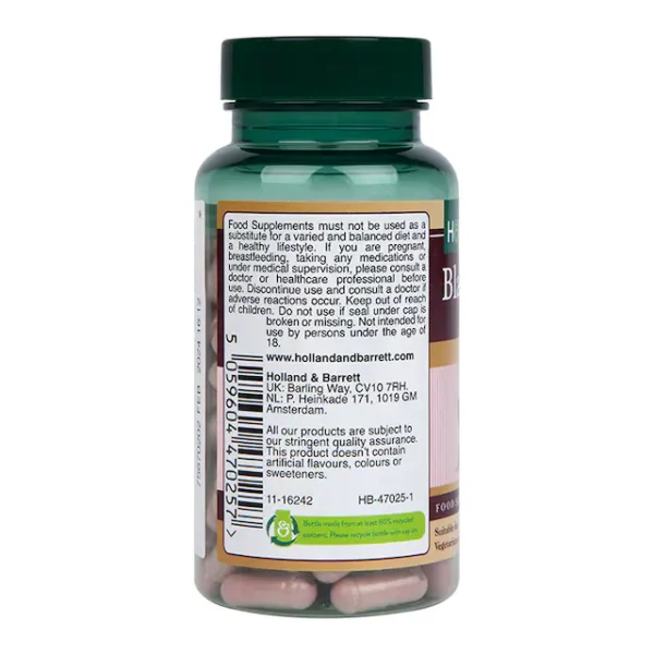 Holland & Barrett Black Cherry Extract 120 Capsules - Image 2