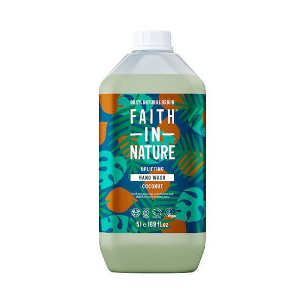 Faith in Nature Coconut Hand Wash 5 Litre