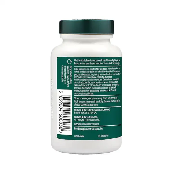 Holland & Barrett Live Friendly Bacteria with Acidophilus 3 Billion 60 Capsules - Image 3