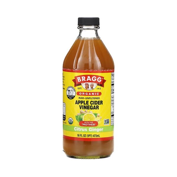 Bragg Organic Citrus Ginger Apple Cider Vinegar 473ml