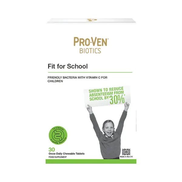 Pro-Ven Biotics Fit For School 30 Chewable Tablets