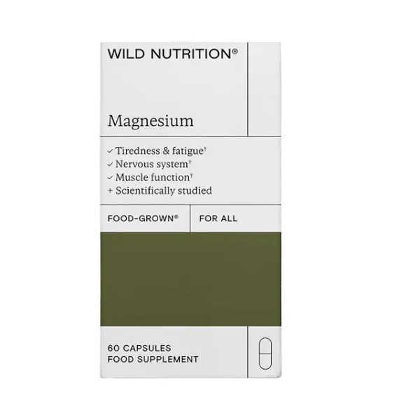 Wild Nutrition Magnesium 60 Capsules - Image 3