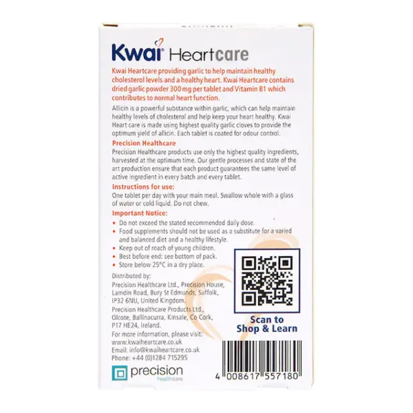 Kwai Heartcare One-a-Day 30 Tablets - Image 2