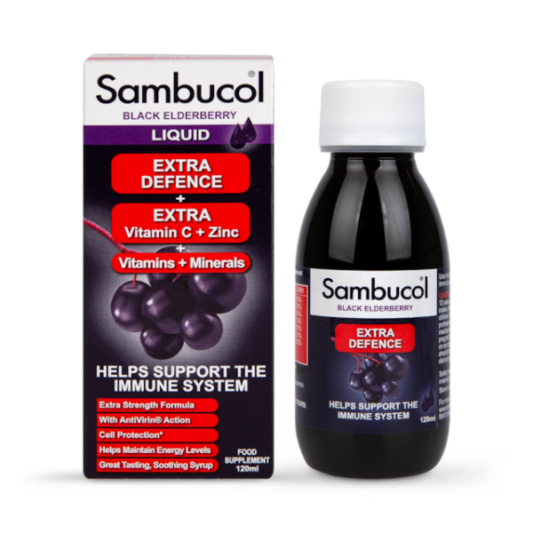 Sambucol Extra Defence Black Elderberry Liquid 120ml