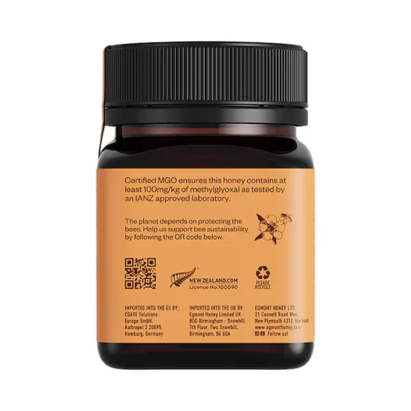 Egmont Honey Manuka Honey MGO 100+ 250g - Image 3