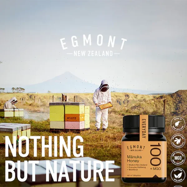 Egmont Honey Manuka Honey MGO 100+ 250g - Image 4