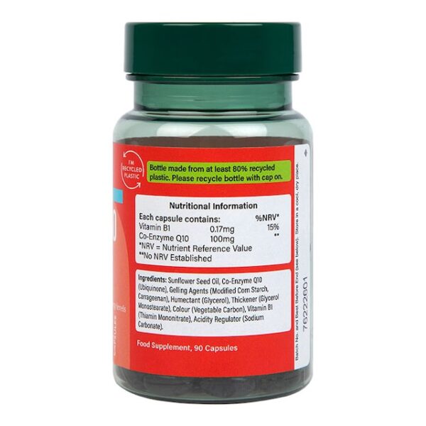 Holland & Barrett High Strength Co-Q10 100mg 90 Capsules - Image 2
