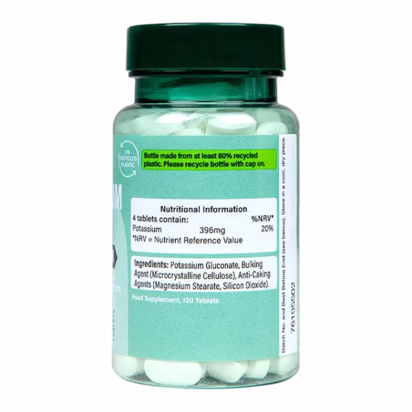 Holland & Barrett Potassium 120 Tablets - Image 2