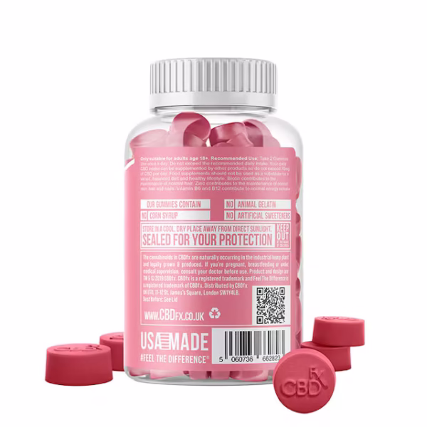 CBDFX Women's Multivitamin CBD Gummies 1500mg 60 Gummies - Image 2