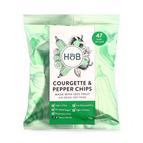 Holland & Barrett Courgette & Pepper Chips 16g