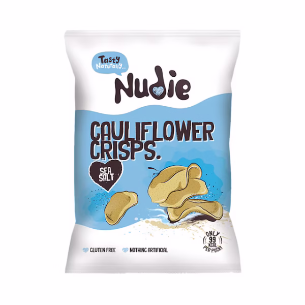 Nudie Sea Salt Cauliflower Crisps 20g