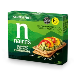 Nairn's Gluten Free Rosemary & Sea Salt Flatbreads 150g
