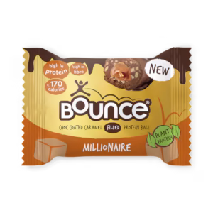 Bounce Dipped Chocolate Caramel Millionaire Plant Protein Ball 40g