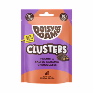 Doisy & Dam Peanut and Salted Caramel Clusters 80g