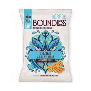 Boundless Sea Salt & Cider Vinegar Activated Chips 80g