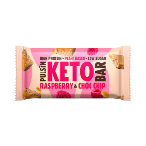 Pulsin Raspberry & Choc Chip Keto Bar 50g